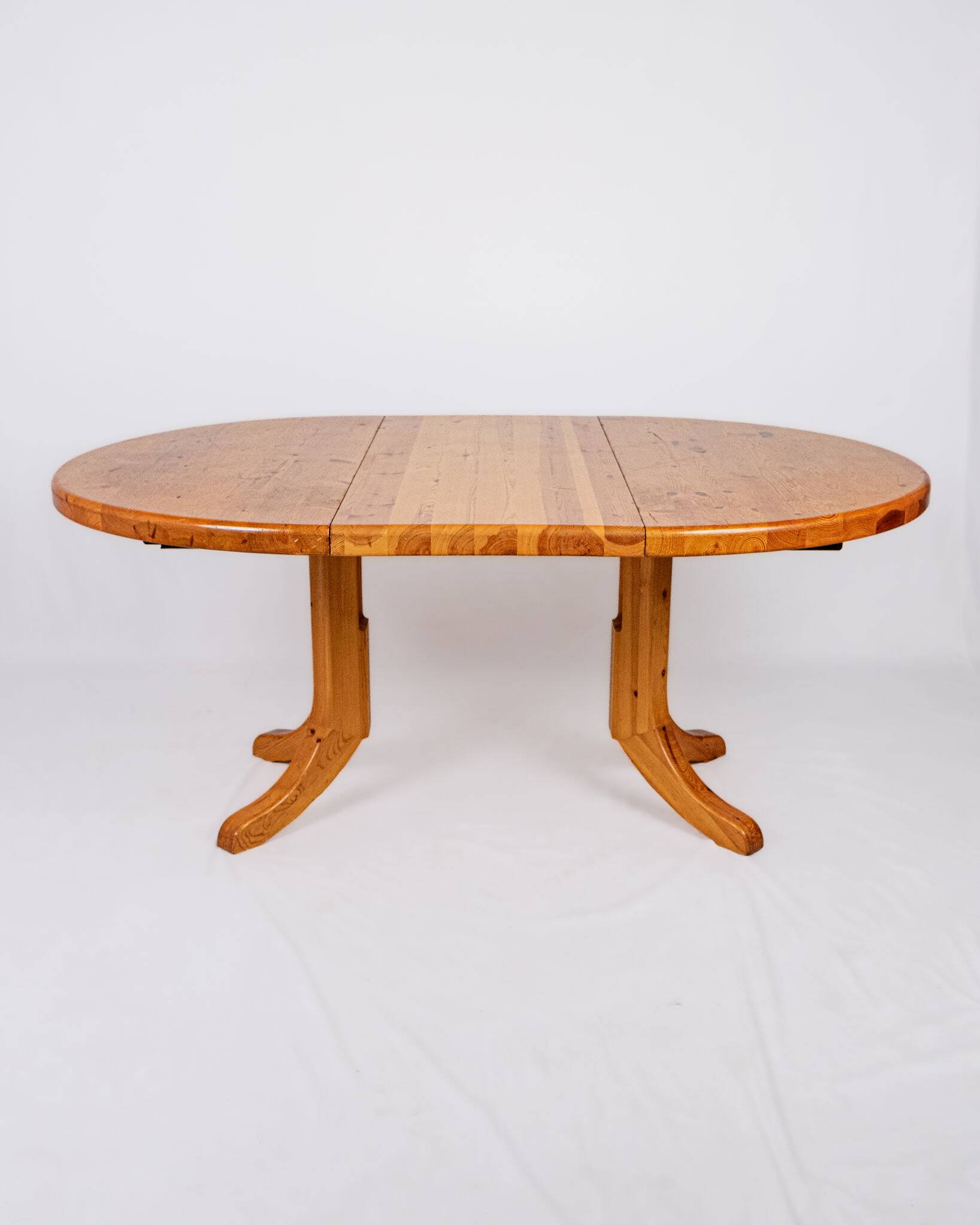 Extendable dining table in pine, by Rainer Daumiller, Denmark, 1970s