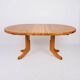 Extendable dining table in pine, by Rainer Daumiller, Denmark, 1970s