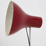 1970s Red Adjustable Floor or Table Lamp, Czechoslovakia