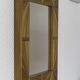 Miroir avec cadre en marqueterie de paille