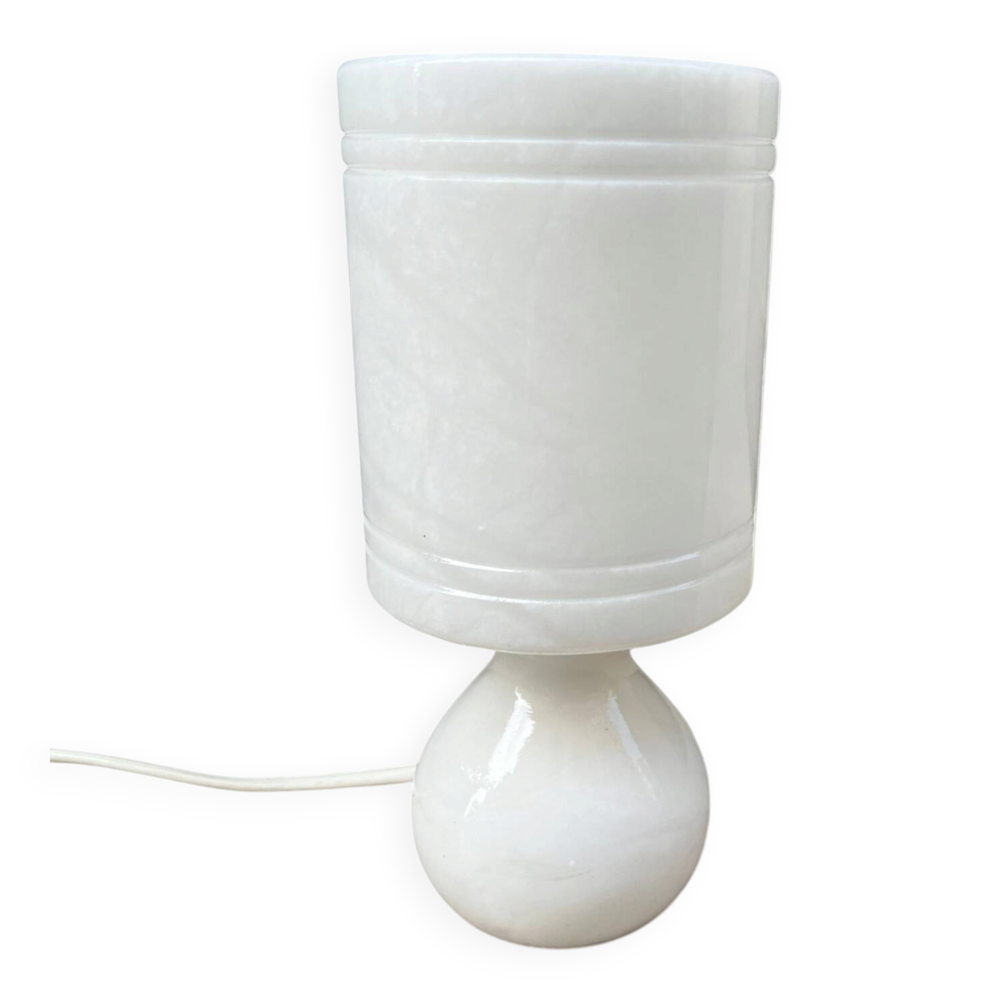 White alabaster lamp - Alabaster night light