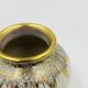 Miniature vase Dümler Breiden Höhr gold model representing vintage