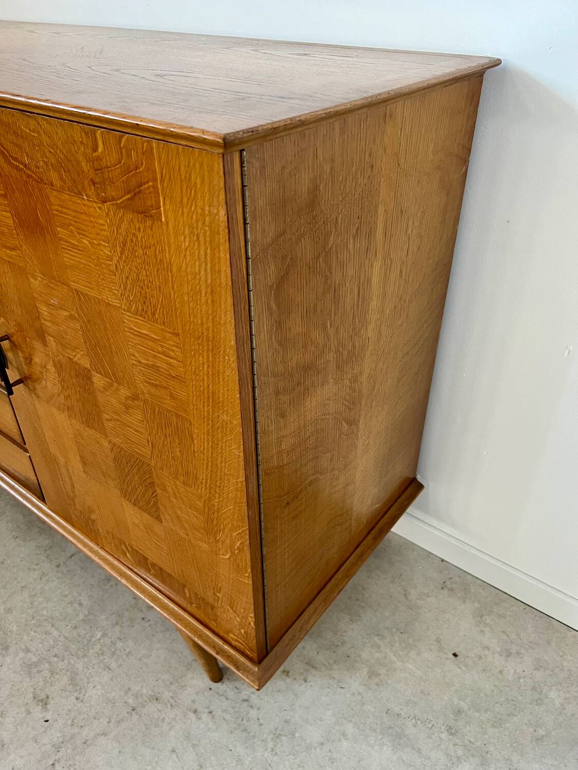 Old oak sideboard from the 50s, reconstruction period