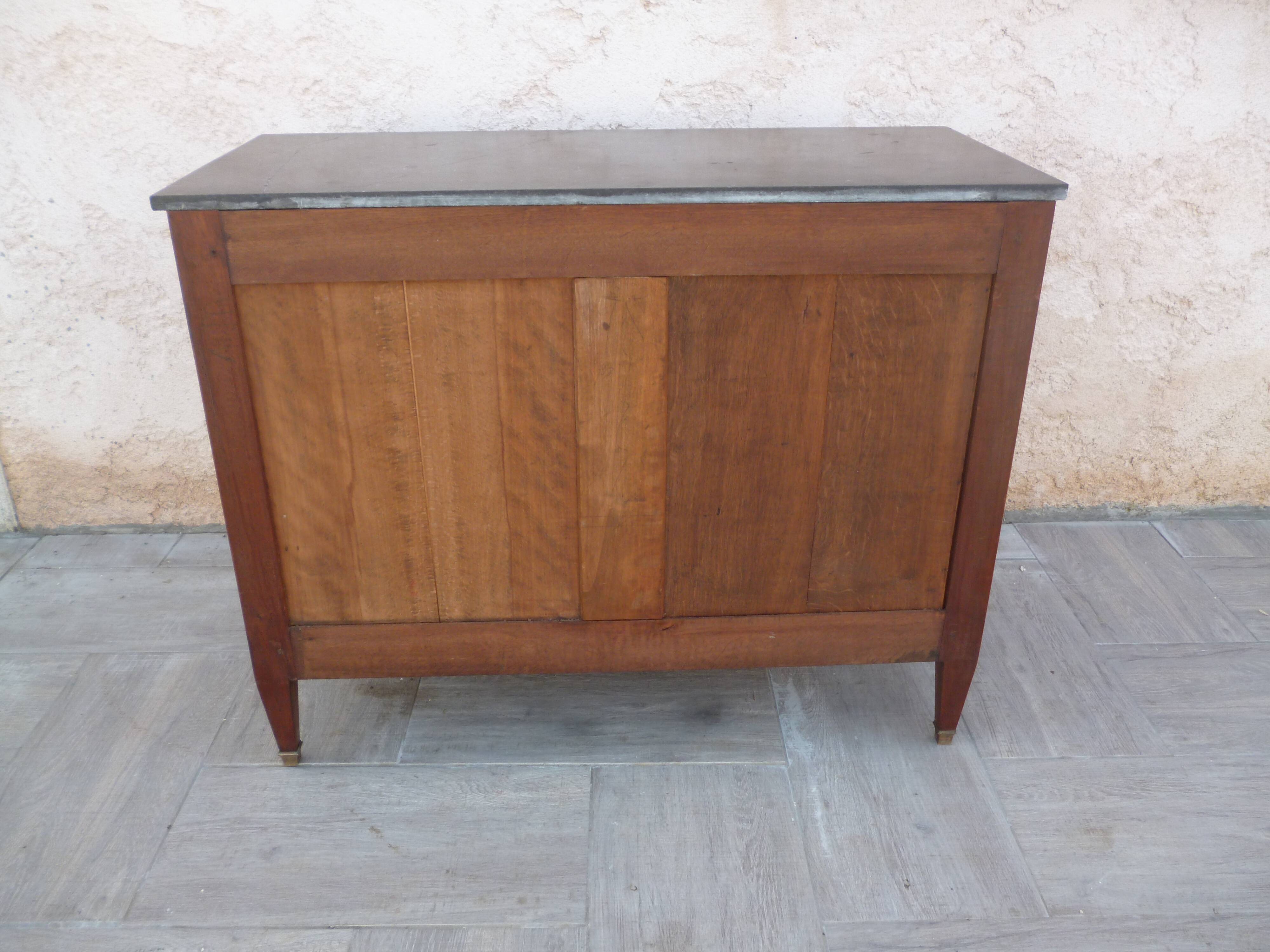 Louis XVI style mahogany dresser