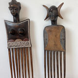 Pair of Akan combs