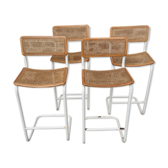 Lot of 4 top stools Cesca Italy