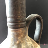 Stoneware bottle vase by Willy Biron