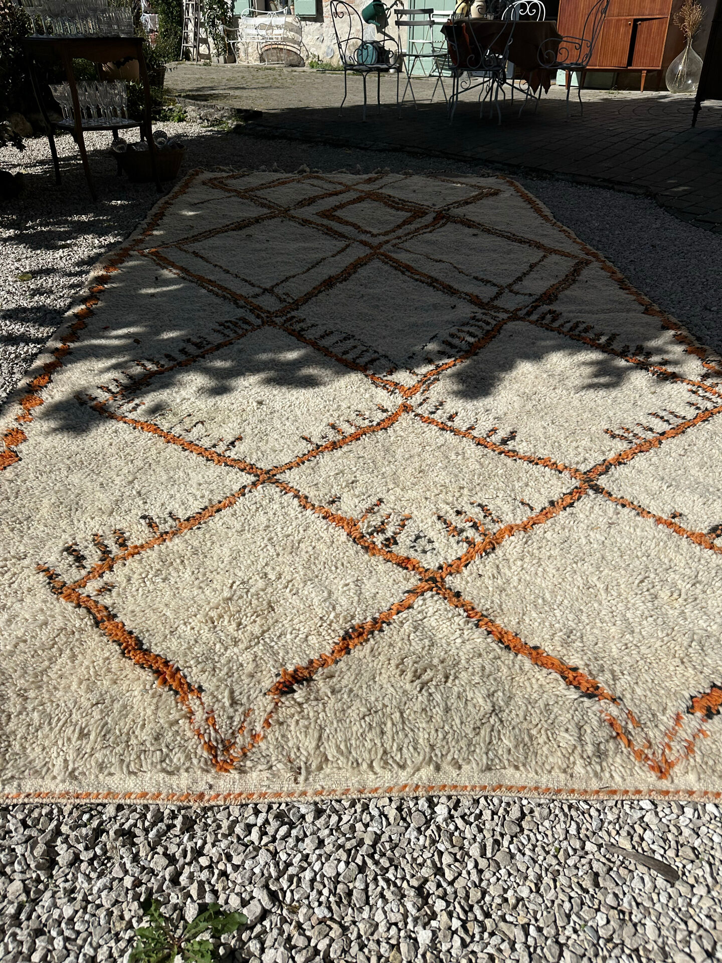 Authentique Tapis berbère Béni Ouarain