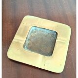 1970s Vintage Brass Copper Ashtray Germany
