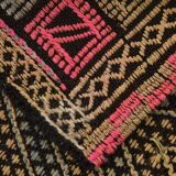 Yellow & Brown Tribal Vintage Kilim Rug, 184x246Cm