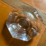 Cendrier en cristal taillé