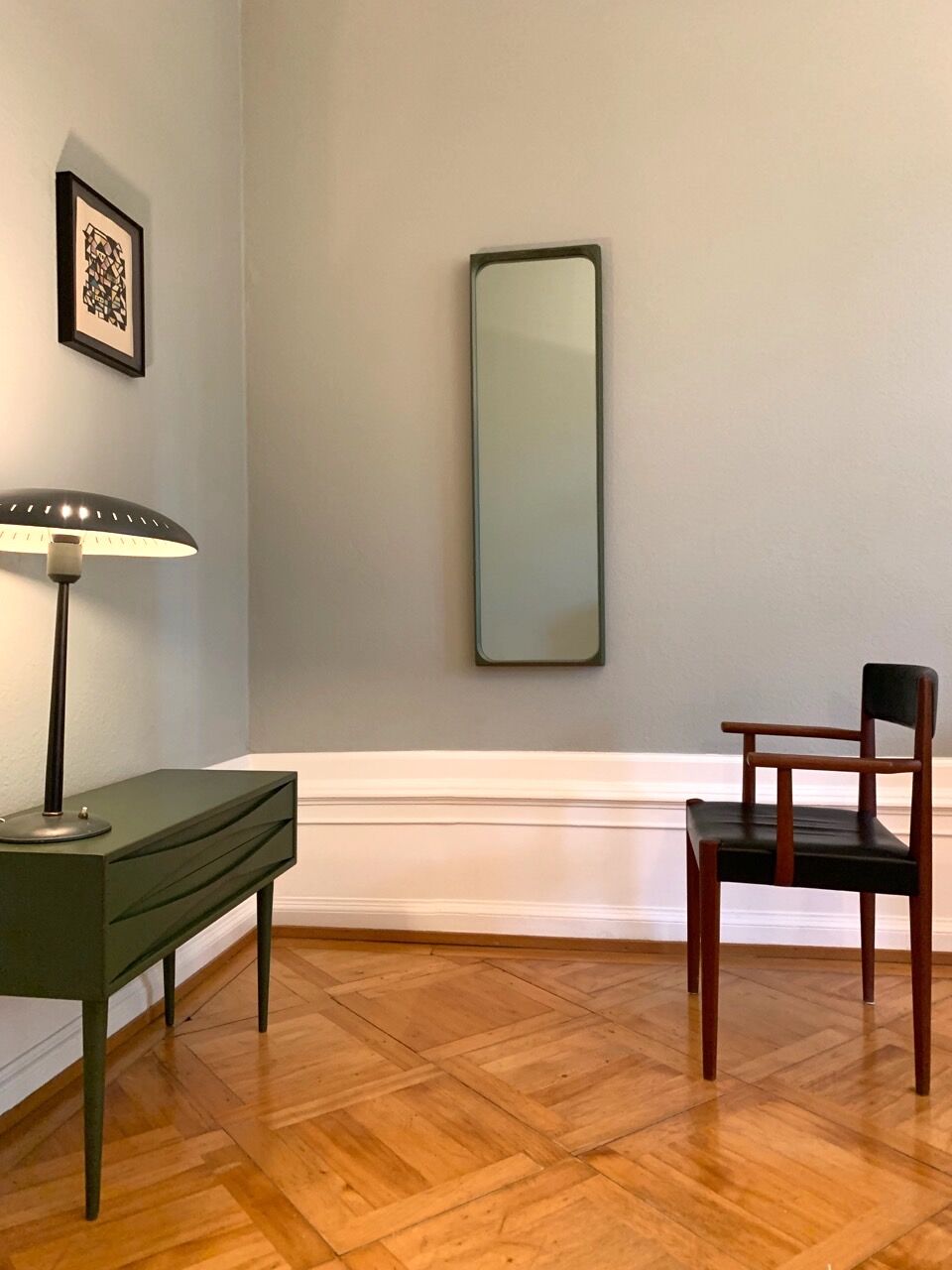 Niels Clausen for NC Mobler hallway set Teak lacquered