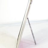 Former Barber Mirror in Metal to Pose Vintage  20 X 14, 5 cm