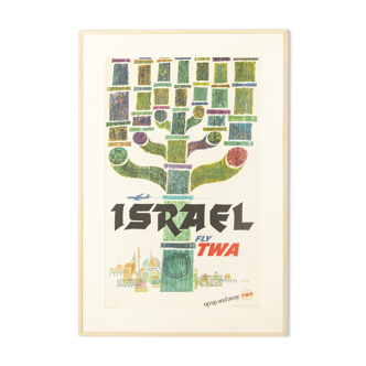 Affiche « israël », fly twa de david klein