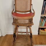 Old cane high chair