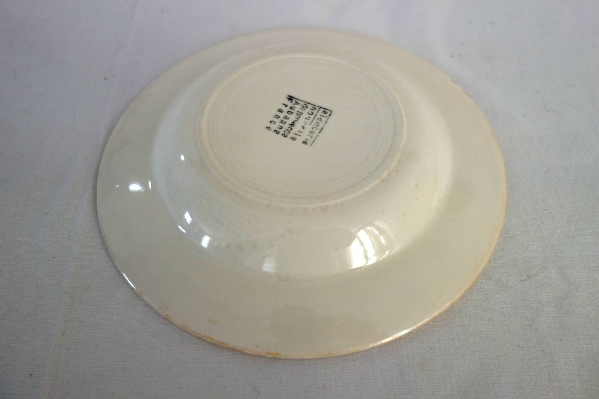 7 plates Faïencerie Nouvelle de Provence 1930s