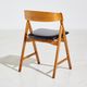 Model 71 oak dining chair by Henning Kjærnulf for Boltings