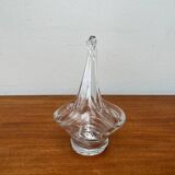 Vintage Glass Swan-Shaped Vase