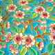 Glazed ceramic trivet, Longwy enamels, art deco