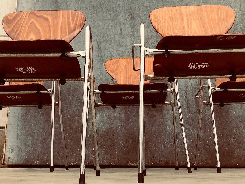 Beautiful Tubax pagwood chairs – The Belgian butterfly chairs