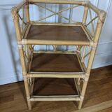 Rattan shelf