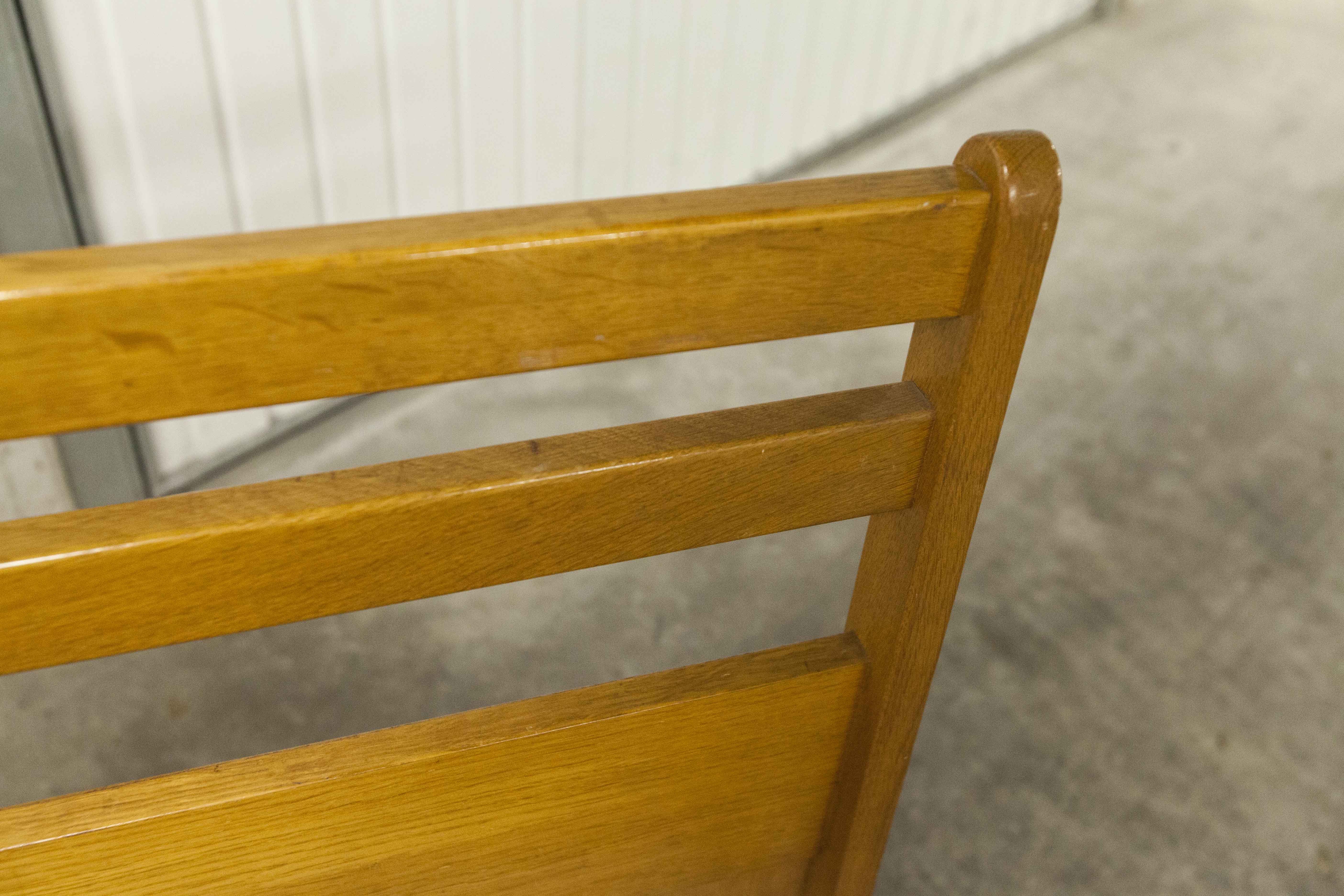 Pair of 1960 Scandinavian twin beds in solid beech