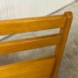 Pair of 1960 Scandinavian twin beds in solid beech