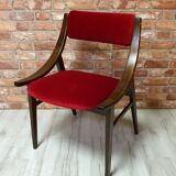 Chair GFM-57 "Jumper" designed by J. Kędziorek, Poland 1960s, red