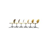 Ensemble de 6 chaises Space Age