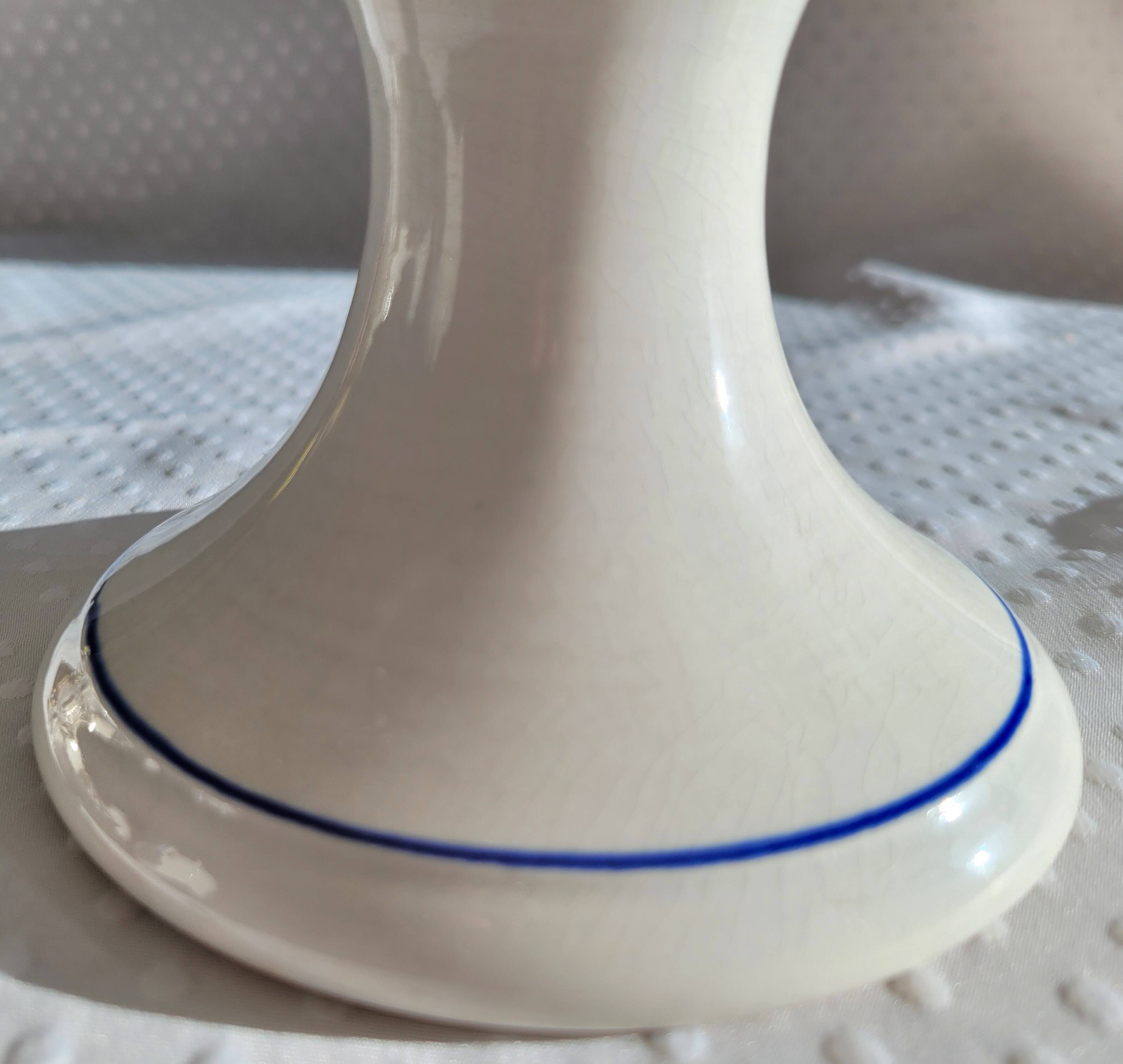 Cake dish with stand Sarreguemines model Poitou