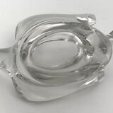 Bird-shaped paperweight, crystal swallow