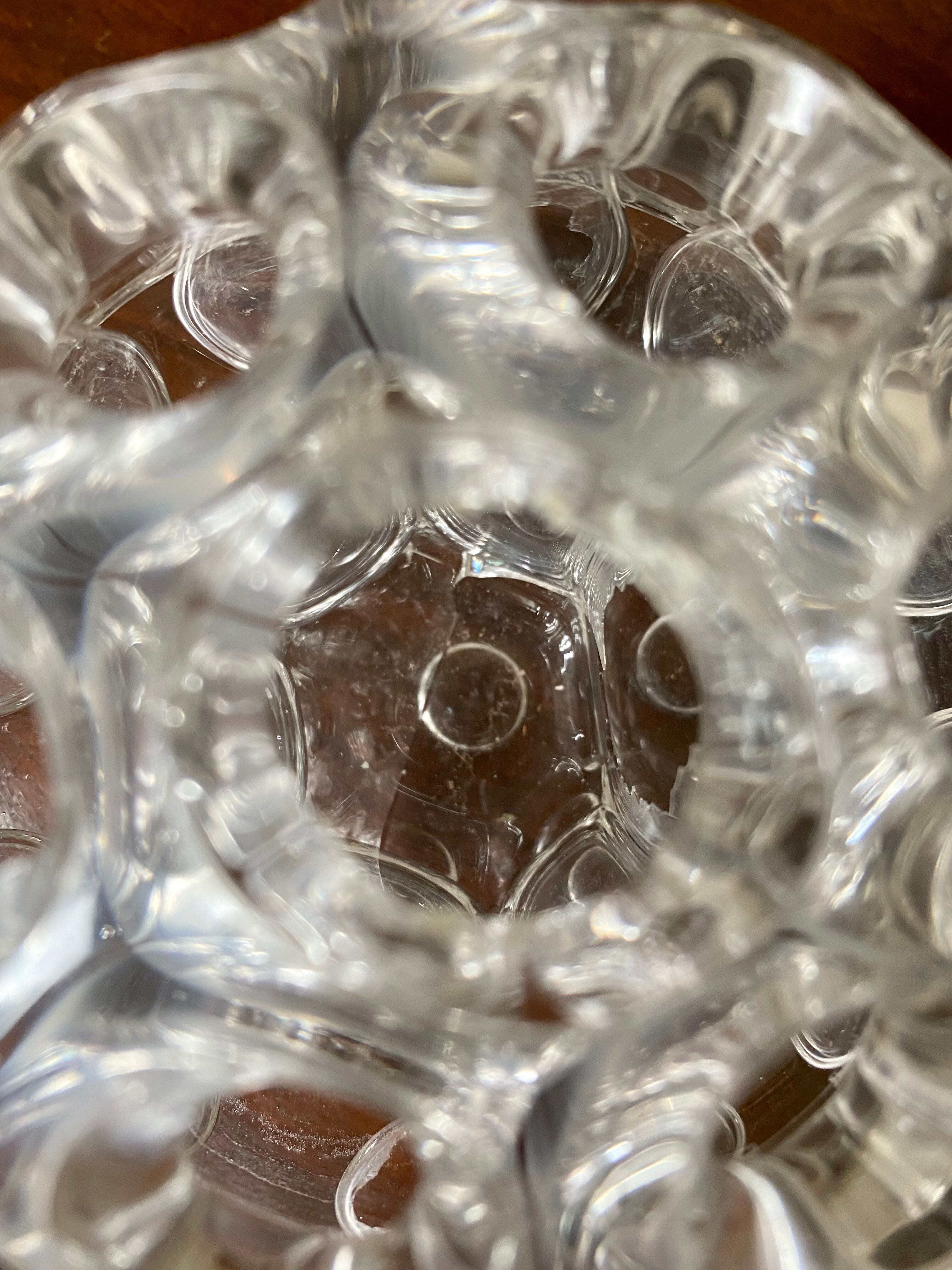 Ancient glass flower spade