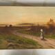 Ancient painting: animated landscape