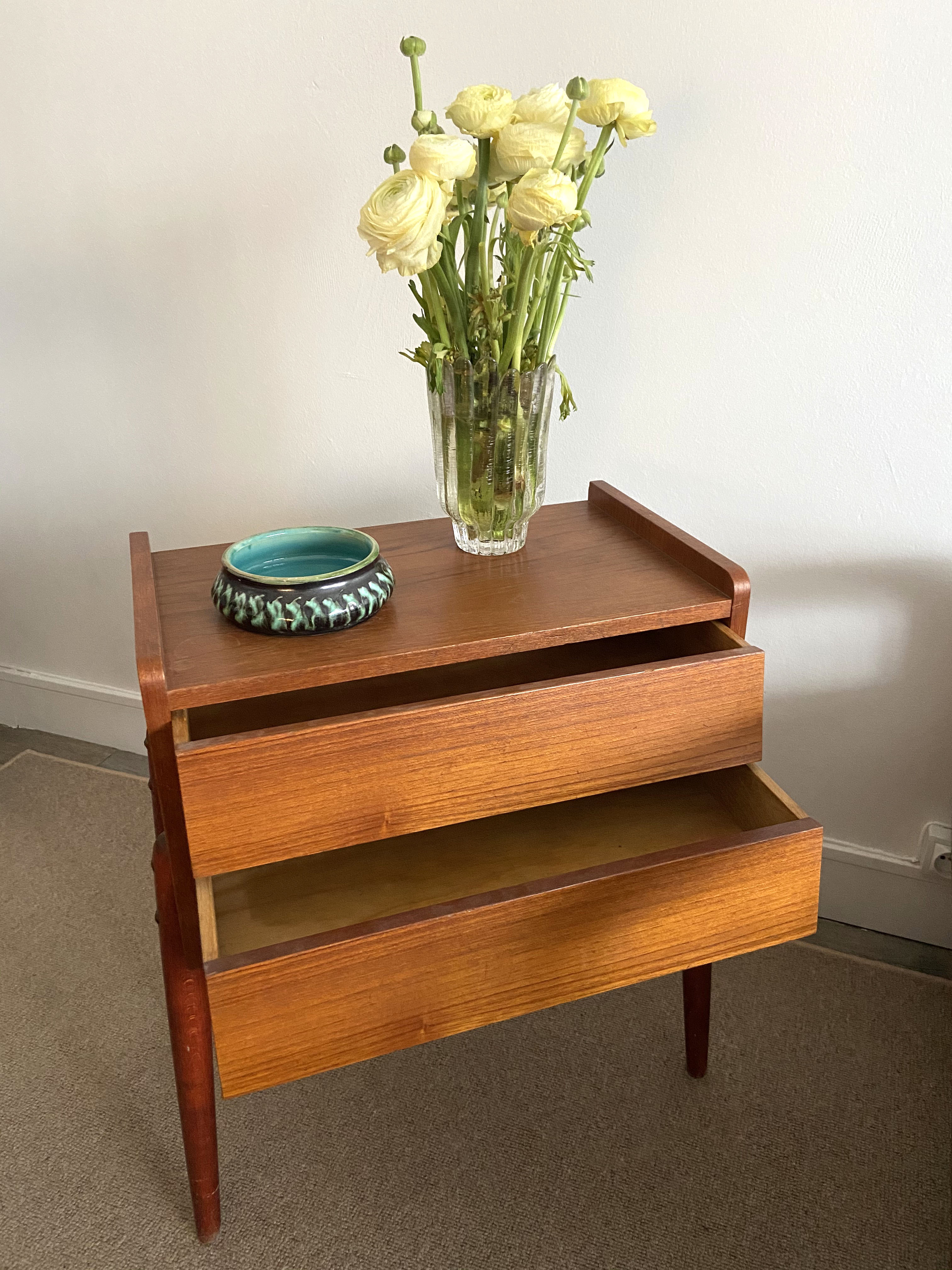1950s bedside table