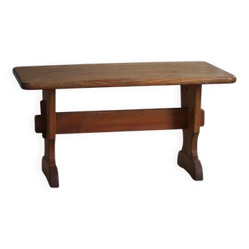 Table de salle à manger suédoise en pin massif du milieu du 20e siècle, Åby Möbelfabrik, années 1940