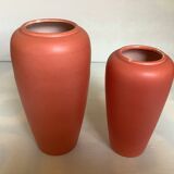 Pair of asymmetrical coral vases Bay Germany