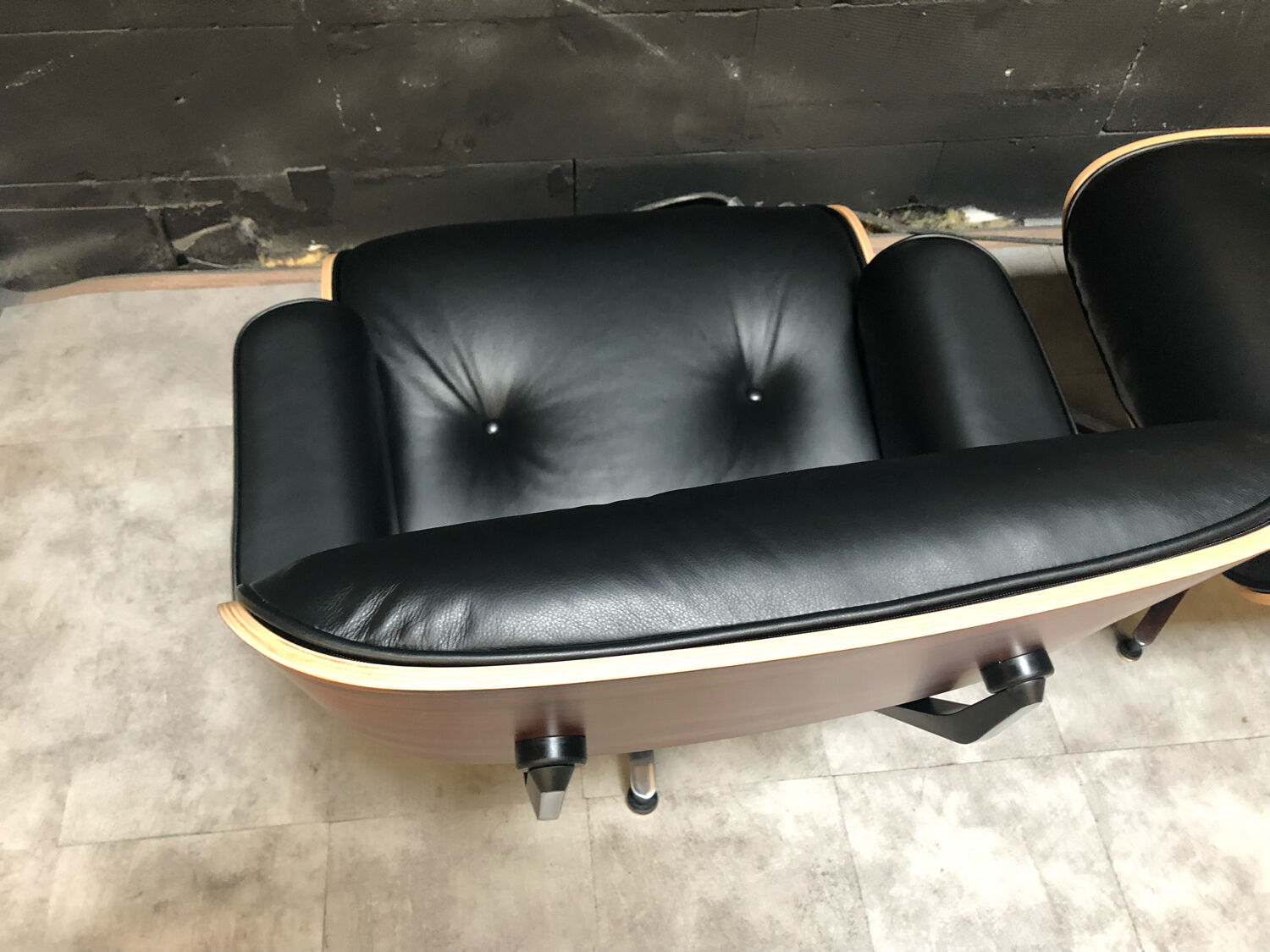 Eames  lounger and ottoman