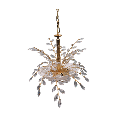 Lustre vintage de style Hollywood Regency