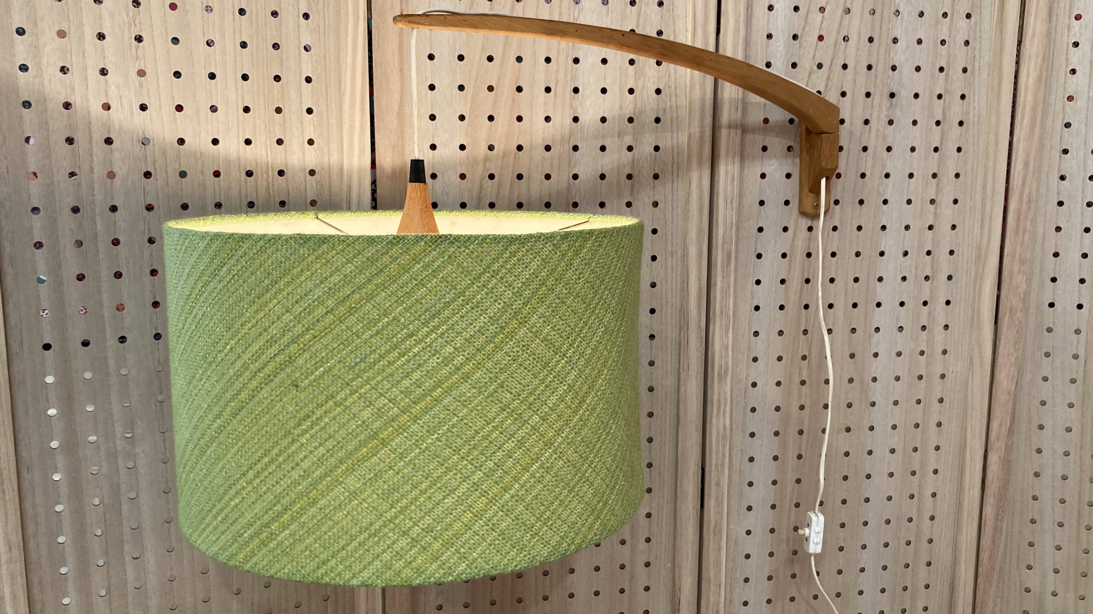 Large modular applique scandinavian design stamped 1950.