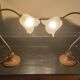 Pair of Art Nouveau style lamps