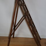 Davos solid oak library ladder