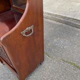 Wooden coal cabinet side table accent table