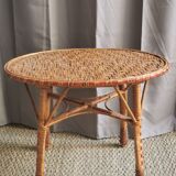 Vintage coffee table in ratine