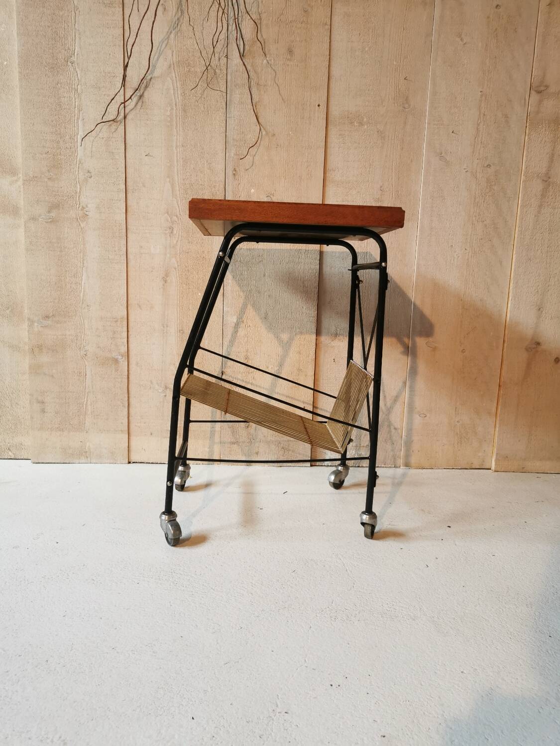 Vinyl door on wheels