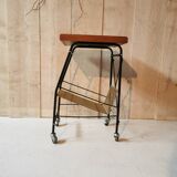 Vinyl door on wheels