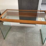 Desk glass structure