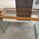 Desk glass structure