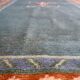 Tapis fait main Art Déco tibétain vintage 113 cm x 194 cm années 1960