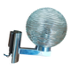 Vintage Space Age wall light 70s – Chrome metal & glass globe