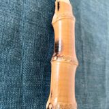 Serving knife with bamboo handle